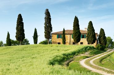 Landschhaft in Italien